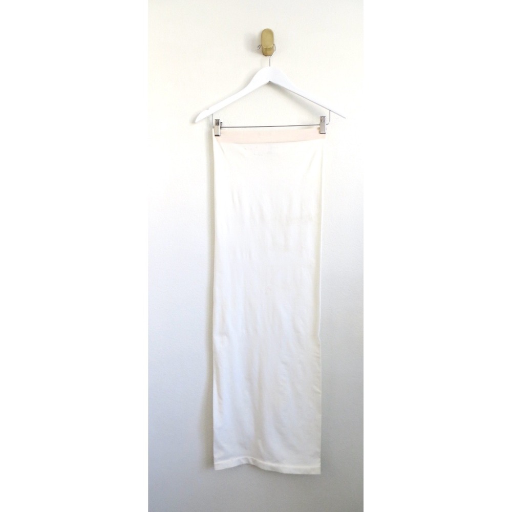 Victoria's Secret Strapless Tube Shapewear Body Shaper Dress Cream Ivory SZ L